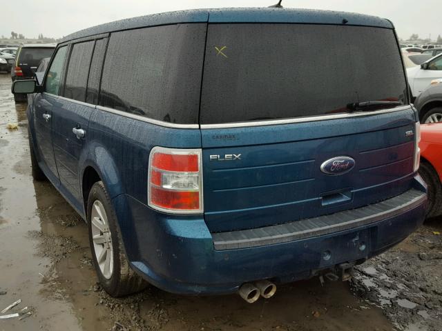 2FMHK6CCXBBD10160 - 2011 FORD FLEX SEL ტალღისფერი ფოტო 3