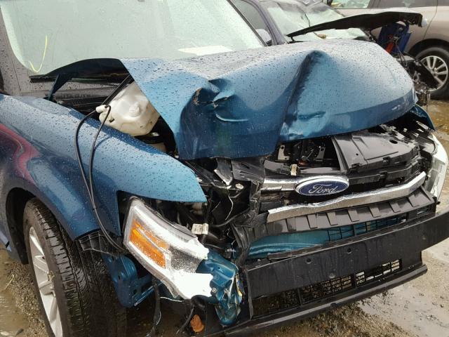 2FMHK6CCXBBD10160 - 2011 FORD FLEX SEL ტალღისფერი ფოტო 9