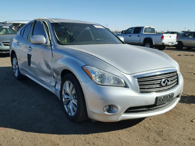 JN1BY1AR5CM396446 - 2012 INFINITI M37 X SILVER photo 1