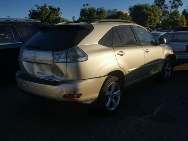 JTJHK31U072020261 - 2007 LEXUS RX 350 GOLD photo 4