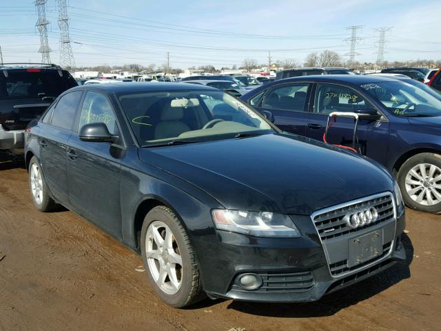 WAULF78K49N035518 - 2009 AUDI A4 2.0T QU BLACK photo 1