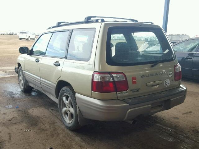 JF1SF65511H741393 - 2001 SUBARU FORESTER S Qızıl foto 3