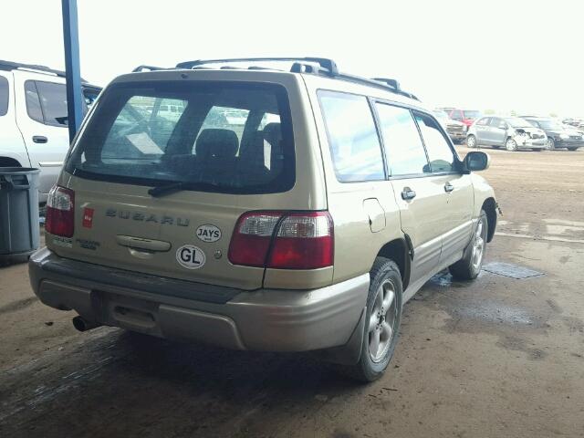 JF1SF65511H741393 - 2001 SUBARU FORESTER S Qızıl foto 4