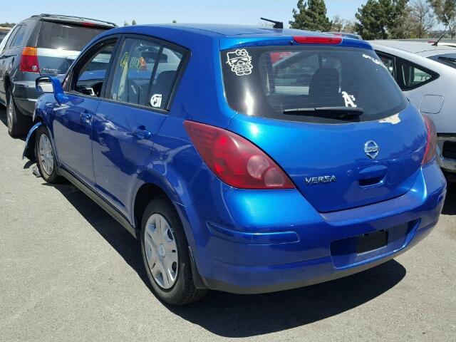 3N1BC1CP5CL360177 - 2012 NISSAN VERSA S BLUE photo 3