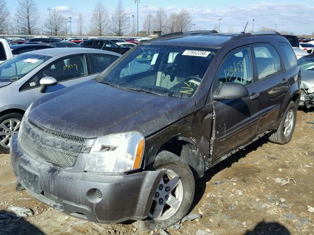 2CNDL23FX86280786 - 2008 CHEVROLET EQUINOX LS BLACK photo 2