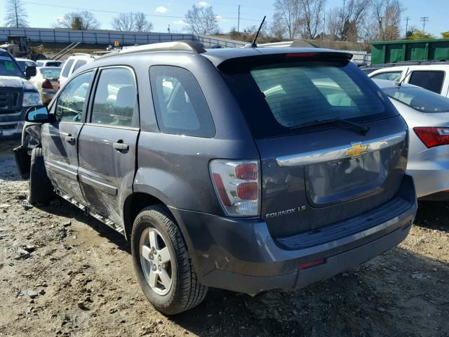 2CNDL23FX86280786 - 2008 CHEVROLET EQUINOX LS BLACK photo 3