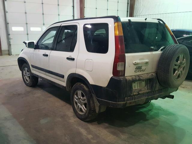 JHLRD78832C044495 - 2002 HONDA CR-V EX WHITE photo 3