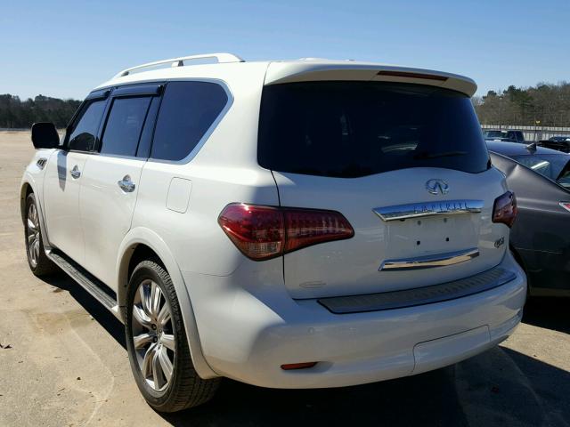 JN8AZ2NF2D9531144 - 2013 INFINITI QX56 WHITE photo 3