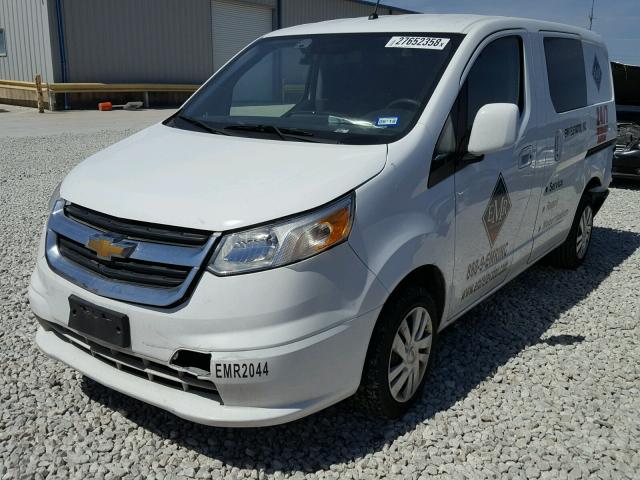 3N63M0ZN1FK711141 - 2015 CHEVROLET CITY EXPRE WHITE photo 2