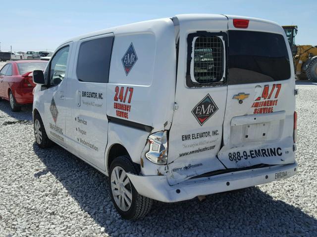 3N63M0ZN1FK711141 - 2015 CHEVROLET CITY EXPRE WHITE photo 3