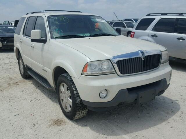 5LMEU88HX4ZJ34947 - 2004 LINCOLN AVIATOR WHITE photo 1