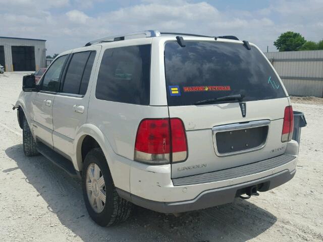 5LMEU88HX4ZJ34947 - 2004 LINCOLN AVIATOR 白色 照片 3