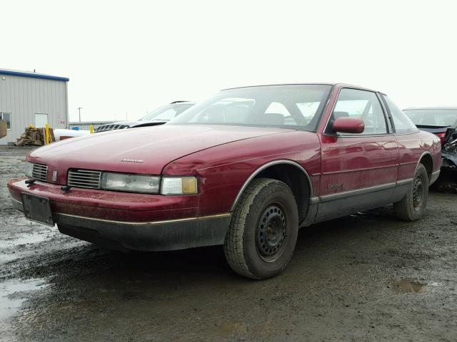 1G3WH14W2JD376510 - 1988 OLDSMOBILE CUTLASS SU BURGUNDY photo 2