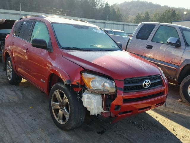 2T3RF4DV4AW080970 - 2010 TOYOTA RAV4 SPORT RED photo 1