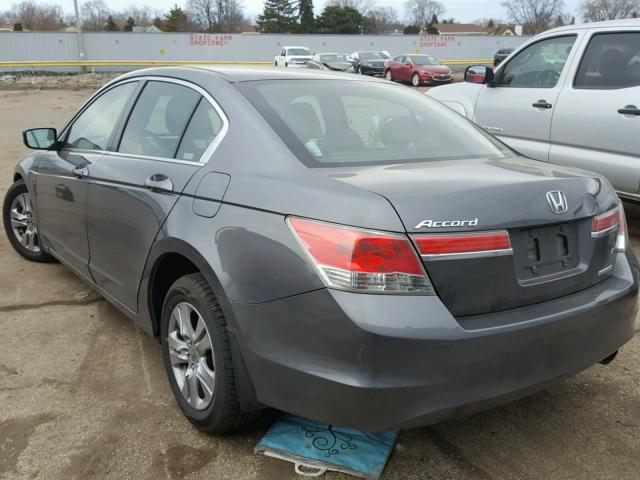 1HGCP2F62CA064203 - 2012 HONDA ACCORD SE GRAY photo 3