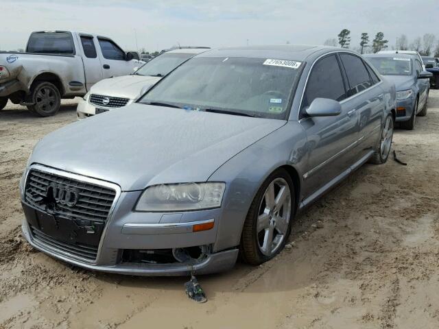 WAULL44E06N025569 - 2006 AUDI A8 4.2 QUA SILVER photo 2