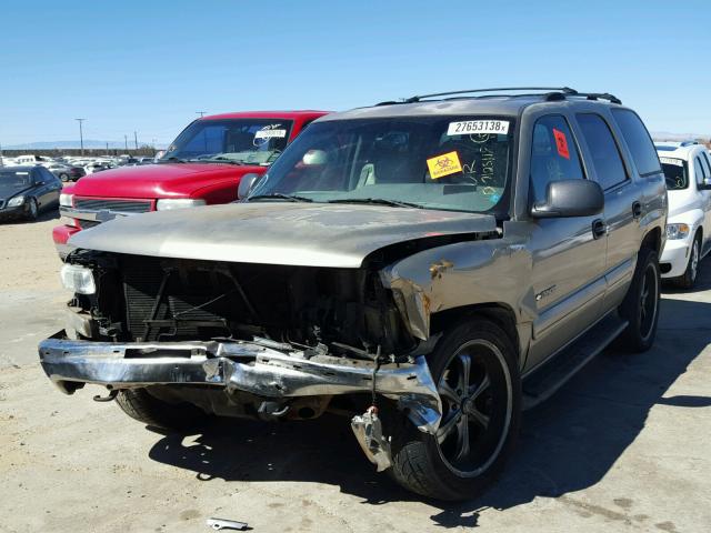 1GNEK13T4YJ184979 - 2000 CHEVROLET TAHOE K150 BEIGE photo 2