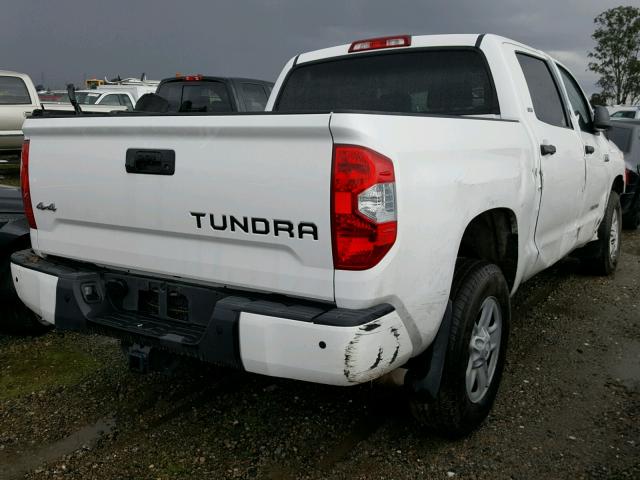 5TFDY5F11HX625565 - 2017 TOYOTA TUNDRA CRE WHITE photo 4