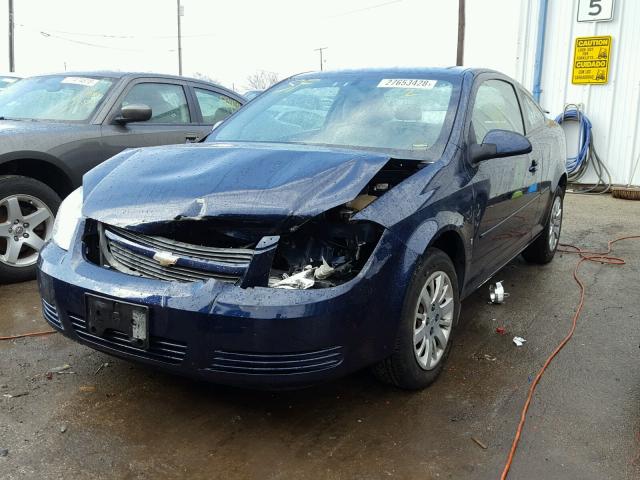 1G1AT18H797271999 - 2009 CHEVROLET COBALT LT BLUE photo 2