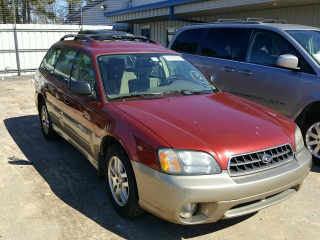 4S3BH675947605573 - 2004 SUBARU LEGACY OUT MAROON photo 1