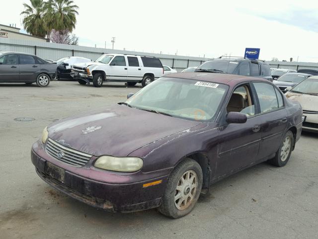 1G1NE52M8W6182002 - 1998 CHEVROLET MALIBU LS BURGUNDY photo 2