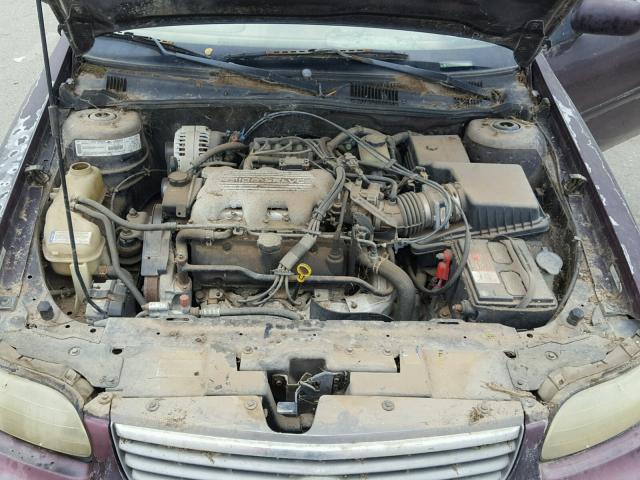 1G1NE52M8W6182002 - 1998 CHEVROLET MALIBU LS ბურგუნდია ფოტო 7