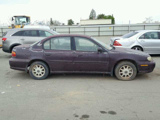 1G1NE52M8W6182002 - 1998 CHEVROLET MALIBU LS ბურგუნდია ფოტო 9