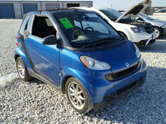 WMEEK31X19K252923 - 2009 SMART FORTWO PAS BLUE photo 1