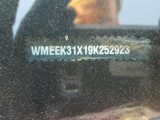 WMEEK31X19K252923 - 2009 SMART FORTWO PAS 蓝色 照片 10