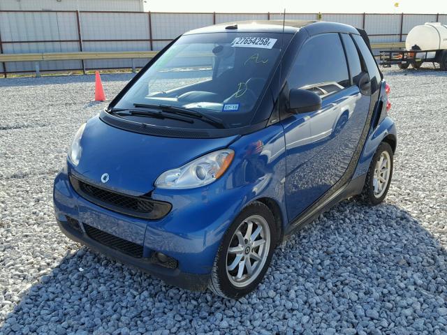 WMEEK31X19K252923 - 2009 SMART FORTWO PAS 蓝色 照片 2