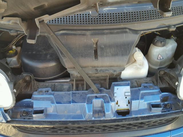 WMEEK31X19K252923 - 2009 SMART FORTWO PAS 蓝色 照片 7