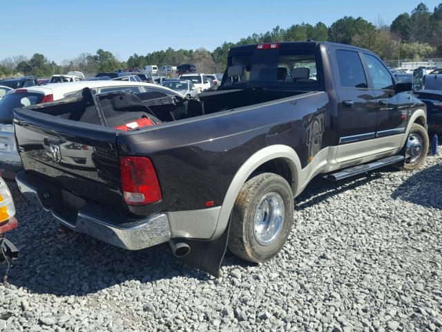 3D73M4CL7AG153444 - 2010 DODGE RAM 3500 BLACK photo 4