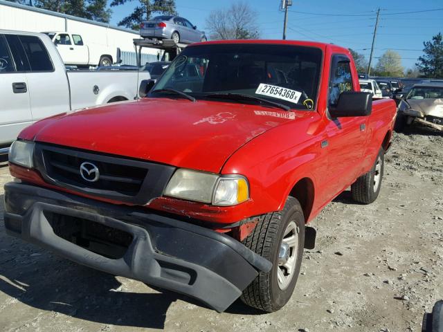 4F4YR12D87PM04056 - 2007 MAZDA B2300 RED photo 2