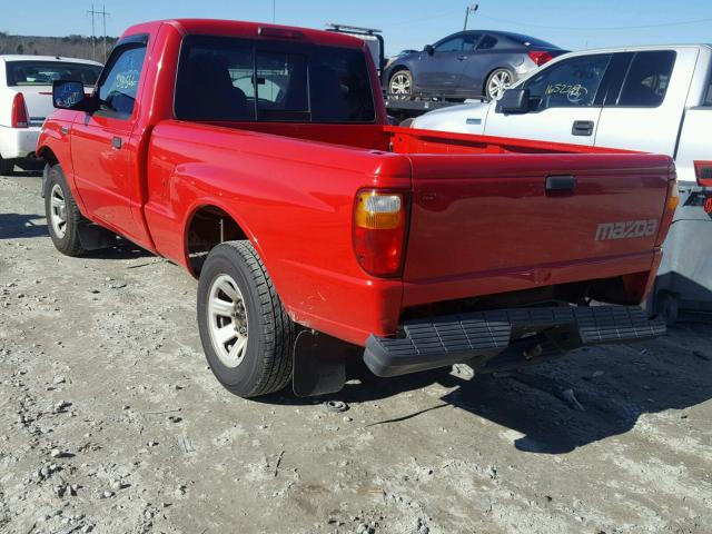 4F4YR12D87PM04056 - 2007 MAZDA B2300 RED photo 3