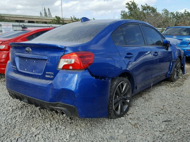 JF1VA1E66G9800920 - 2016 SUBARU WRX PREMIU BLUE photo 4