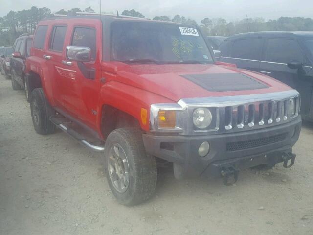 5GTDN136968305797 - 2006 HUMMER H3 RED photo 1