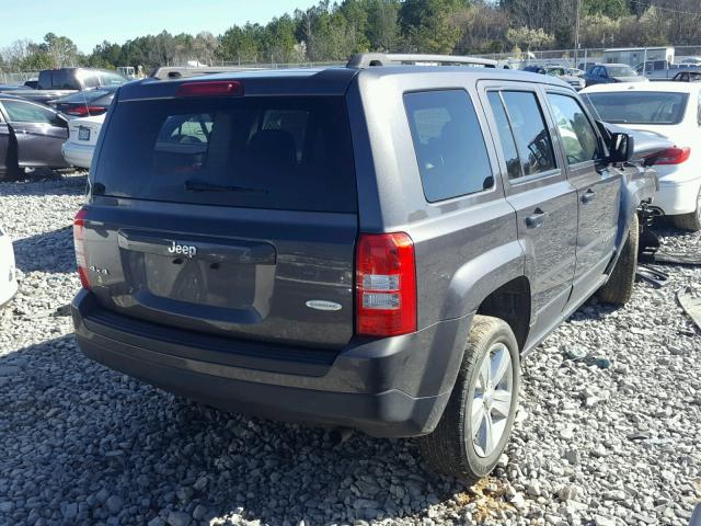 1C4NJRFB5FD292391 - 2015 JEEP PATRIOT LA GRAY photo 4