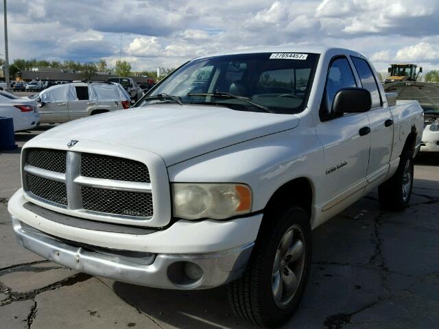 1D7HU18Z42S612120 - 2002 DODGE RAM 1500 WHITE photo 2