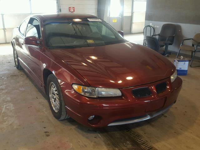 1G2WP12K9YF237822 - 2000 PONTIAC GRAND PRIX წითელი ფოტო 1