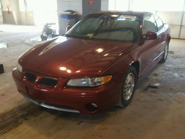 1G2WP12K9YF237822 - 2000 PONTIAC GRAND PRIX წითელი ფოტო 2