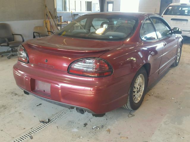 1G2WP12K9YF237822 - 2000 PONTIAC GRAND PRIX წითელი ფოტო 4