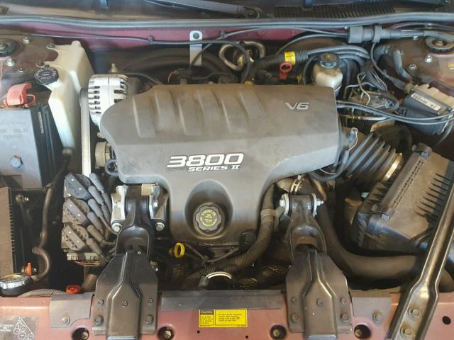 1G2WP12K9YF237822 - 2000 PONTIAC GRAND PRIX RED photo 7