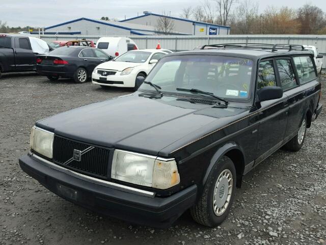 YV1AW8802N1920732 - 1992 VOLVO 240 BLACK photo 2