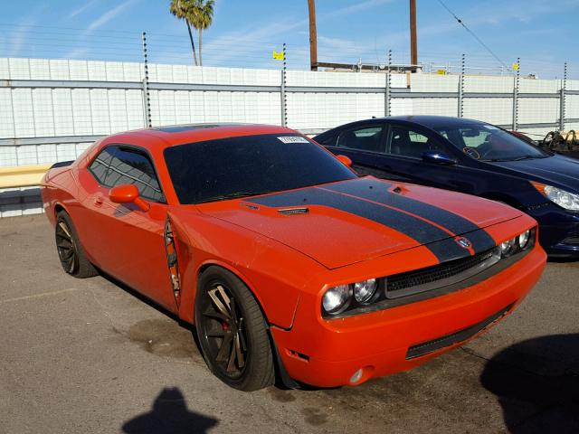 2B3LJ74W09H569653 - 2009 DODGE CHALLENGER ORANGE photo 1