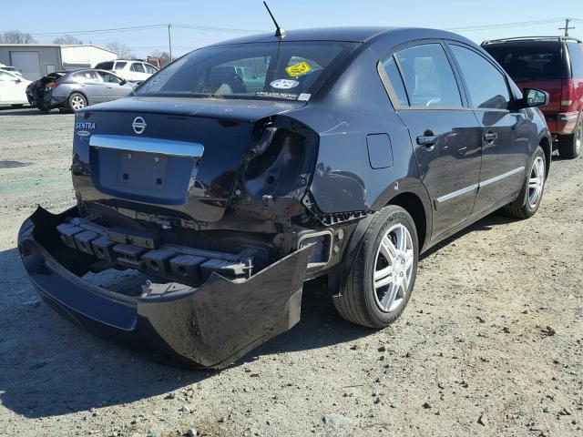 3N1AB6APXAL721592 - 2010 NISSAN SENTRA 2.0 BLACK photo 4