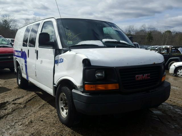 1GTHG35C281214867 - 2008 GMC SAVANA G35 WHITE photo 1