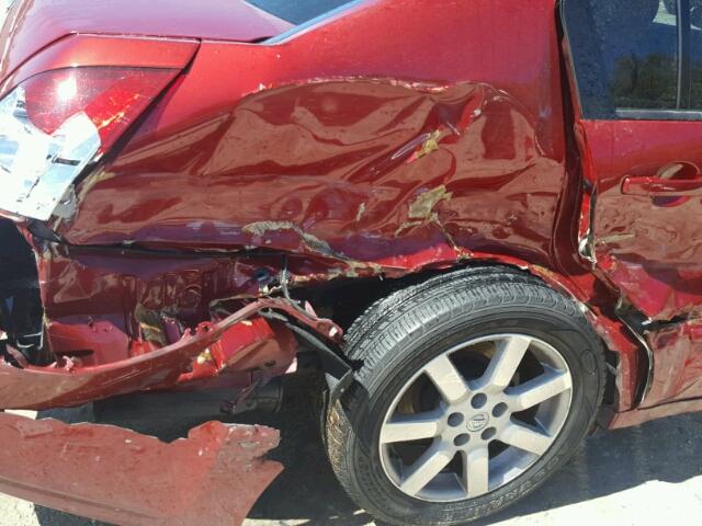 1N4BA41E46C852632 - 2006 NISSAN MAXIMA SE RED photo 9