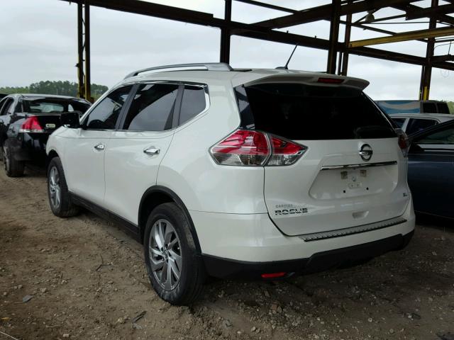 5N1AT2MT8FC762054 - 2015 NISSAN ROGUE S WHITE photo 3