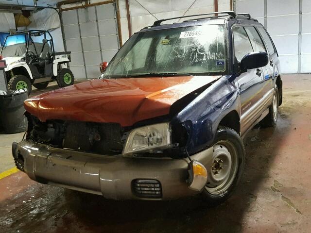 JF1SF65542G730329 - 2002 SUBARU FORESTER S 蓝色 照片 2
