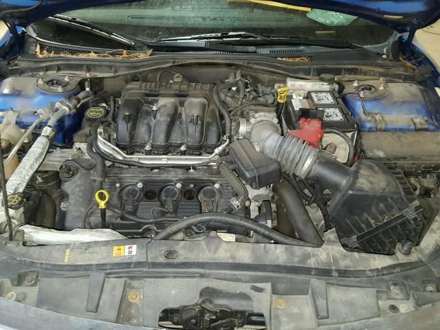 3FAHP0HG4CR422105 - 2012 FORD FUSION SE BLUE photo 7